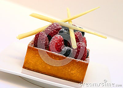 Fruit cake Stock Photo