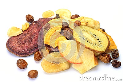 Fruit chips Stock Photo