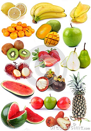 Fruit Collection Stock Photo