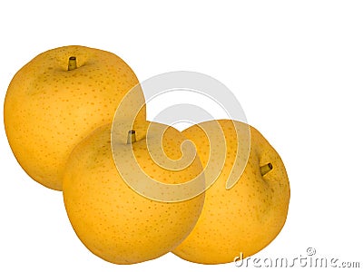 Fruit hybrid apple pear Stock Photo