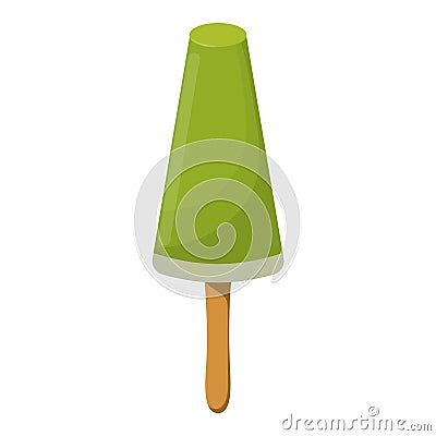 Fruit ice cream vector illustration icon isolated cartoon dessert sweet cold snack tasty frozen candy flavor design Vector Illustration