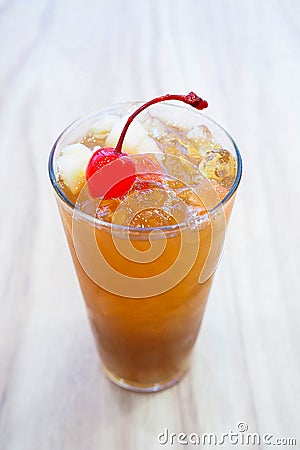 Fruit iced tea. Stock Photo