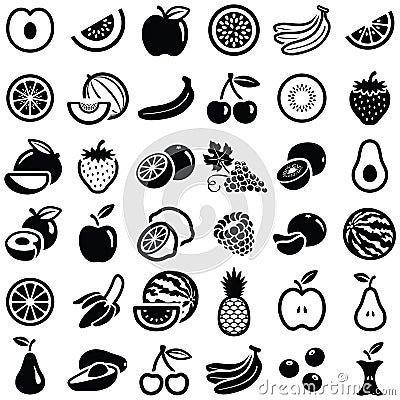 Fruit vector icon illustration Vector Illustration