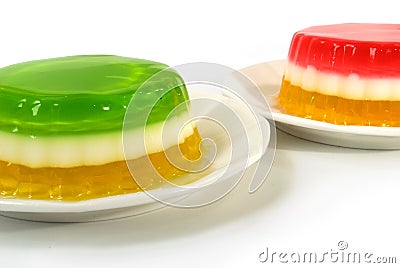 Fruit jelly Stock Photo