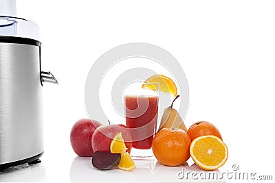 Fruit juicing. Stock Photo