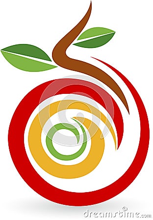 Fruit logo Vector Illustration