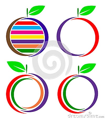 Fruit logo Vector Illustration