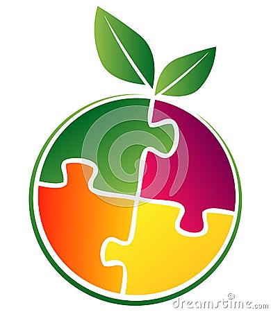 Fruit logo Vector Illustration