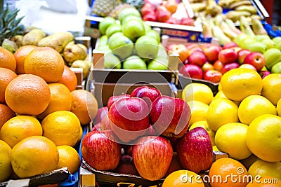 Fruit market Stock Photo