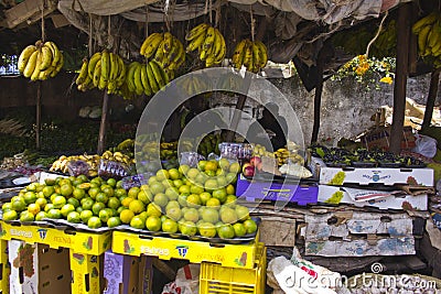 Fruit market in Kenya Editorial Stock Photo