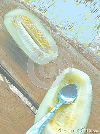 Fruit melon Stock Photo