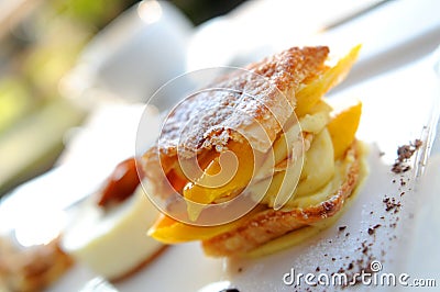 Fruit pastry Stock Photo