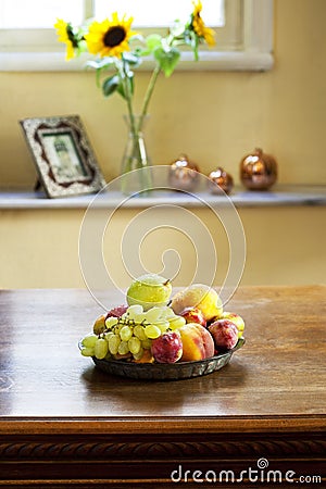 Fruit plate Stock Photo