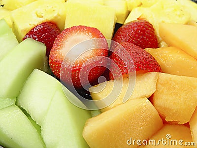 Fruit Platter Stock Photo