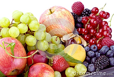 Fruit platter Stock Photo