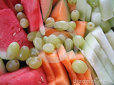 Fruit platter Stock Photo