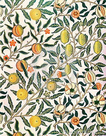 Fruit or Pomegranate by William Morris 1834-1896. Original from the The MET Museum. Digitally enhanced by rawpixel Stock Photo