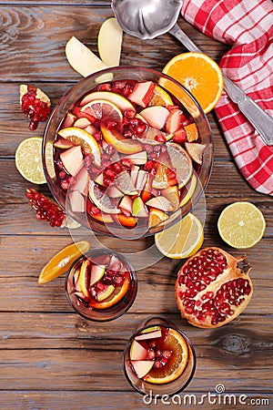 Fruit punch Stock Photo