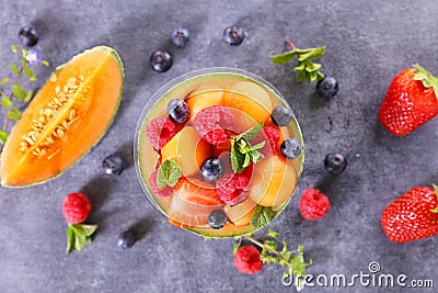 Fruit salad Stock Photo