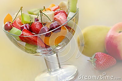 Fruit salad Stock Photo