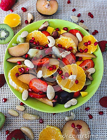 Fruit salad Stock Photo