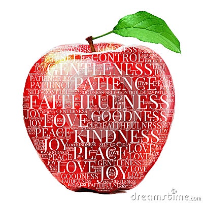 Fruit of the Spirit - Apple Stock Photo