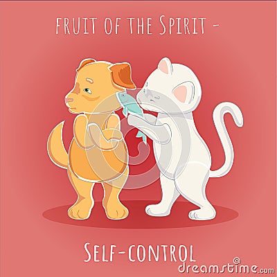 Fruit of the Spirit - Self-control - Temperance Stock Photo