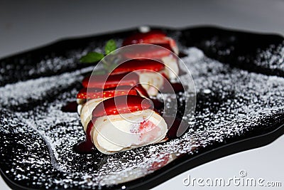 Fruit sushi Stock Photo