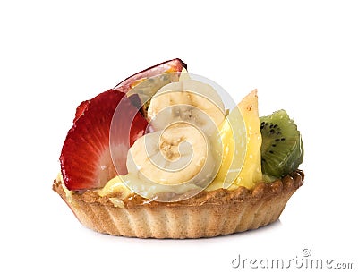 Fruit tartlet in studio Stock Photo