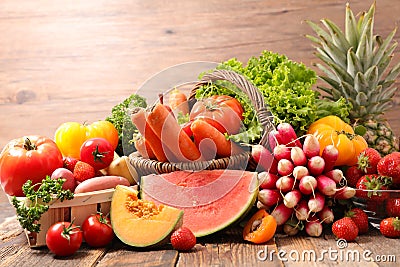 Fruit and vegetable Stock Photo