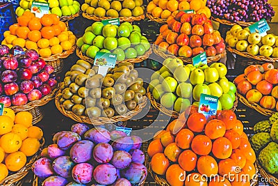 Fruit and vegetables - Maderia - Portugal Stock Photo