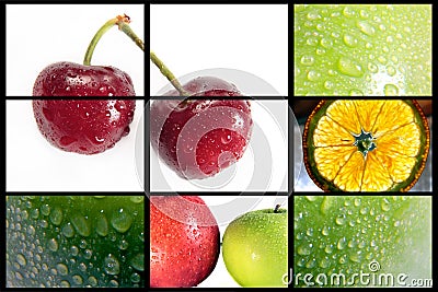 Fruits composition Stock Photo