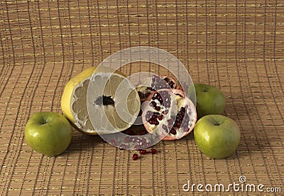 Fruits dessert Stock Photo