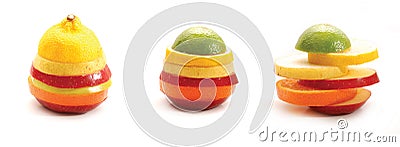 Fruits layers Stock Photo