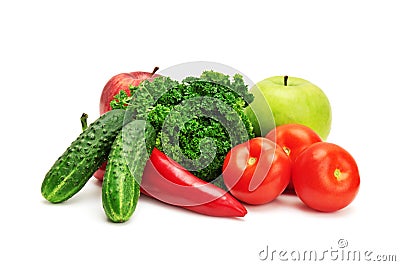 Fruits and vegetables Stock Photo