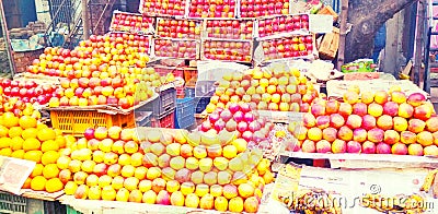 Fruits view India country Editorial Stock Photo