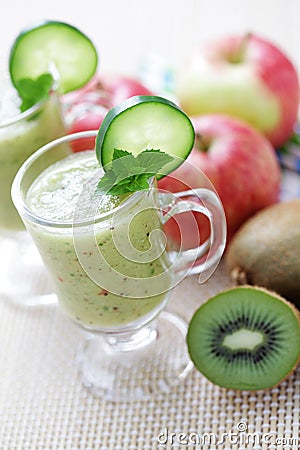 Fruity smoothie Stock Photo