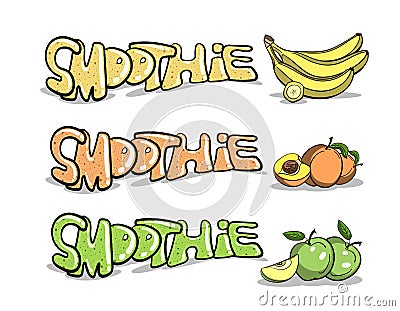 Fruity Smoothie 1 Vector Illustration