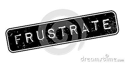 Frustrate rubber stamp Vector Illustration