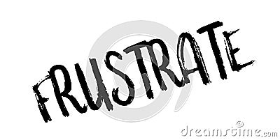 Frustrate rubber stamp Vector Illustration