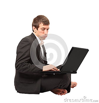 Frustrated businessman Stock Photo
