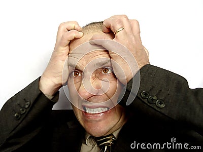 Frustrated Married Man Stock Photo
