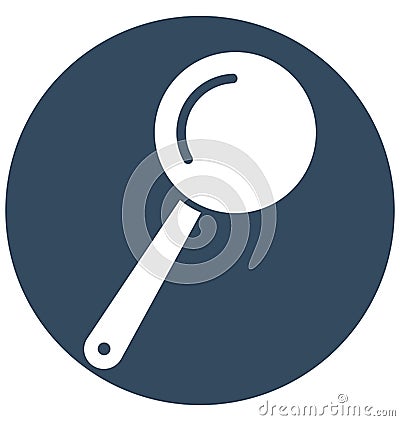 Frypan Isolated Vector icon which can be easily modified or edit Vector Illustration