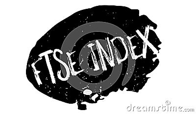 FTSE Index rubber stamp Vector Illustration