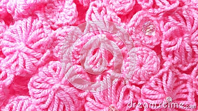 Fuchsia color knitted photo delicate texture, background. Fashion pattern modern, backdrop surface empty Stock Photo
