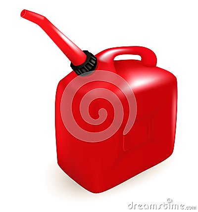 Fuel canister, icon Stock Photo