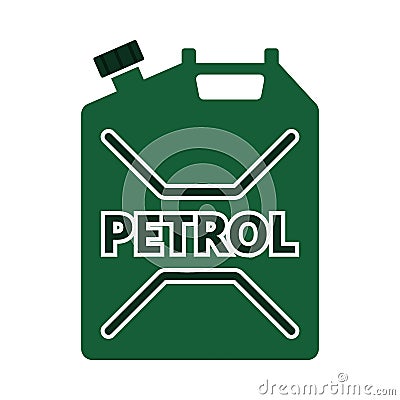 Fuel Canister Icon Vector Illustration