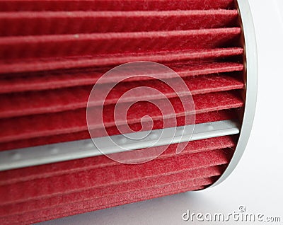 Fuel filter for engine car Stock Photo