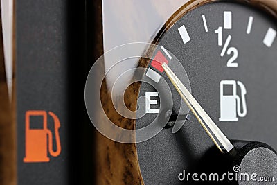 Fuel gauge Stock Photo