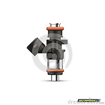 Fuel injector icon. Vector illustration Vector Illustration